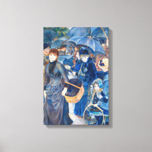 Lienzo Pierre-Auguste Renoir - Las sombrillas