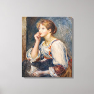 Lienzo Pierre-Auguste Renoir - Mujer con una carta