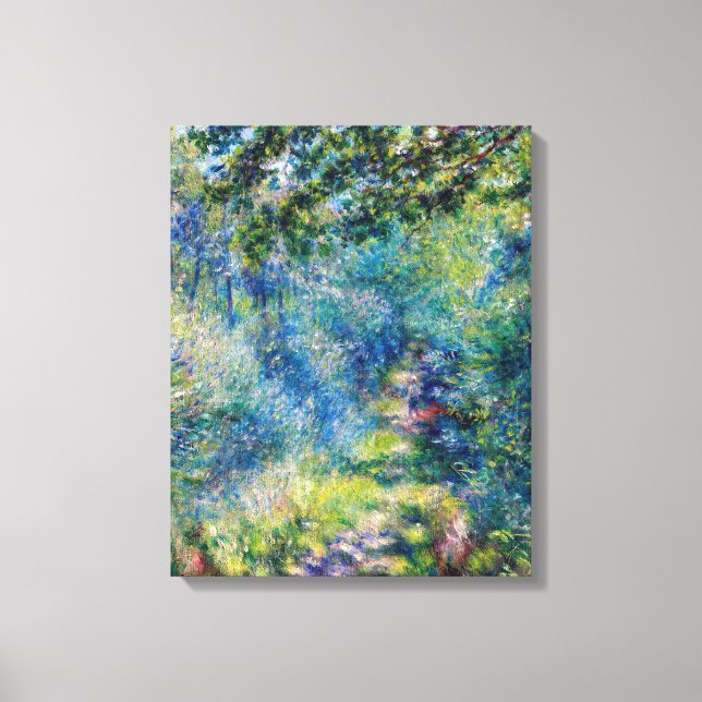 Lienzo Pierre-Auguste Renoir - Sendero en el Bosque (Anverso)
