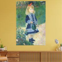 Pierre Auguste Renoir Un Chica con una lata de agu