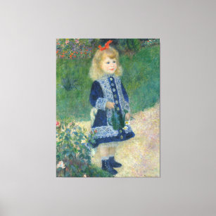 Lienzo Pierre Auguste Renoir Un Chica con una lata de agu