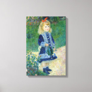 Lienzo Pierre-Auguste Renoir - Una niña con una regadera