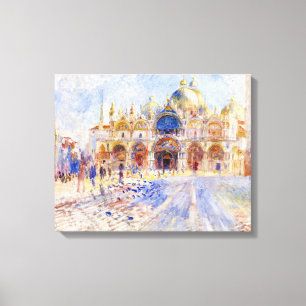 Lienzo Pierre-Auguste Renoir - Venecia, Piazza San Marco