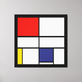 Lienzo Piet Mondrian, Composición C