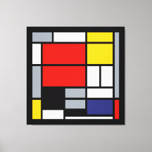 Piet Mondrian, Composición con Avión Rojo Grande