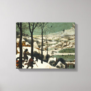Lienzo Pieter Bruegel el anciano - Cazadores en la nieve