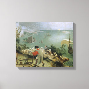Lienzo Pieter Bruegel, el anciano y paisaje otoñal de Ica