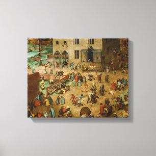 Lienzo Pieter Bruegel el mayor - Juegos infantiles