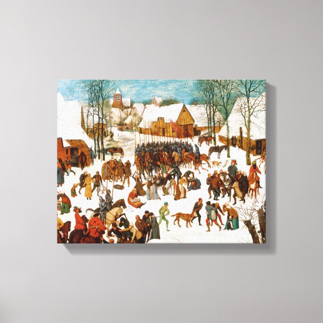 Lienzo Pieter Bruegel, la masacre de los inocentes (Anverso)
