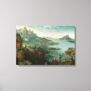 Lienzo Pieter Bruegel - Paisaje con vuelo a Egipto