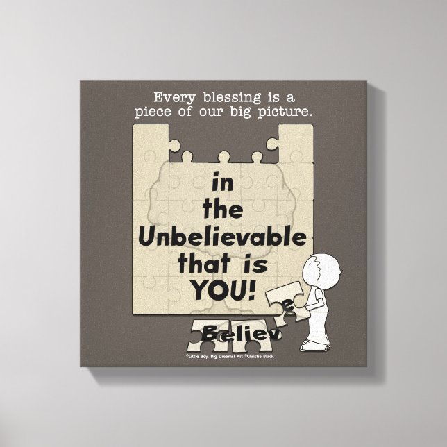 Lienzo Pieza del panorama general (Anverso)