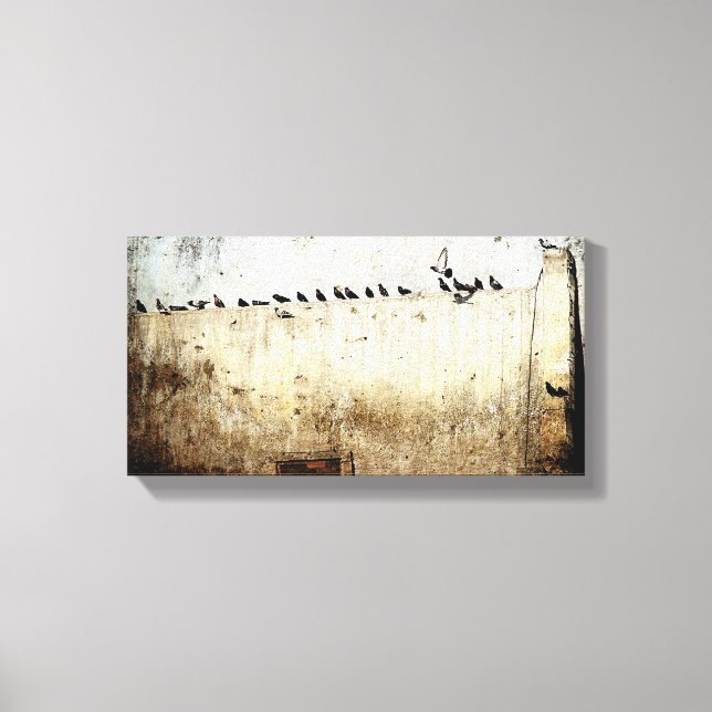 Lienzo Pigeones (Anverso)