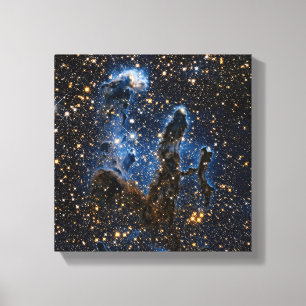 Lienzo Pilares De Creación Nebulosa Del Águila Infrarrojo
