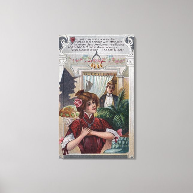 Lienzo Pilares femeninos y masculinos en los lados (Anverso)