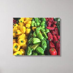 Lienzo ¡Pimientas!!! Lona envuelta 16x20