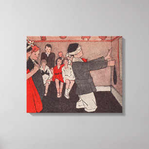 Lienzo Pin the tail Donkey