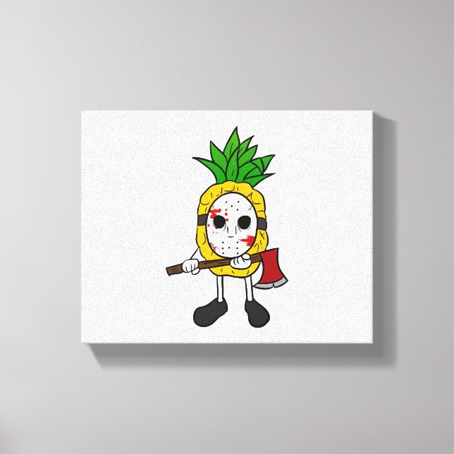 Lienzo Piña de Halloween (Anverso)