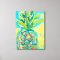 Piña tropical colorida