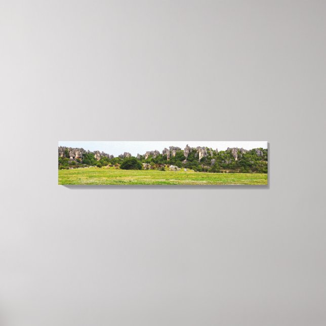 Lienzo Pináculos de Shilin Bosque de Piedra - Yunnan, Chi (Anverso)