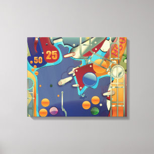 Lienzo Pinball