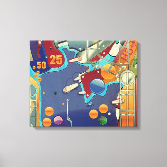 Lienzo Pinball (Anverso)