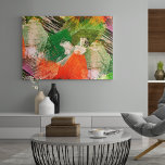 Lienzo Pinceles de estilo Grunge colorido de cadera Patró<br><div class="desc">Diseño de patrones de arte de pincel geométrico contemporáneo de color verde claro,  naranja,  rosa,  negro,  amarillo y rojo de estilo ondulado moderno. Hermosa,  moderna y fresca cubierta para el experto en tendencias y amante del arte,  amante de las caderas y amante del arte.</div>