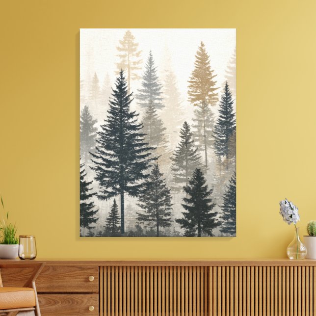 Lienzo Pine Forest (Insitu (Sala de estar))