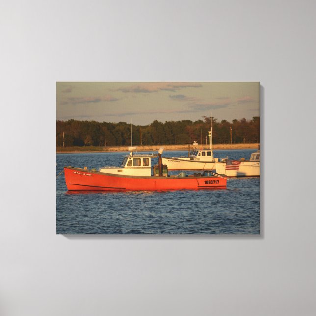 Lienzo Pine Point Maine de 24" x 18", 1,5", Single (Anverso)