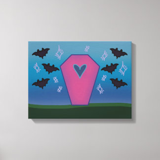 Lienzo Pink Coffin Canvas Print