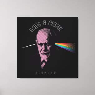 Lienzo Pink Freud (Ten Un Cigar)