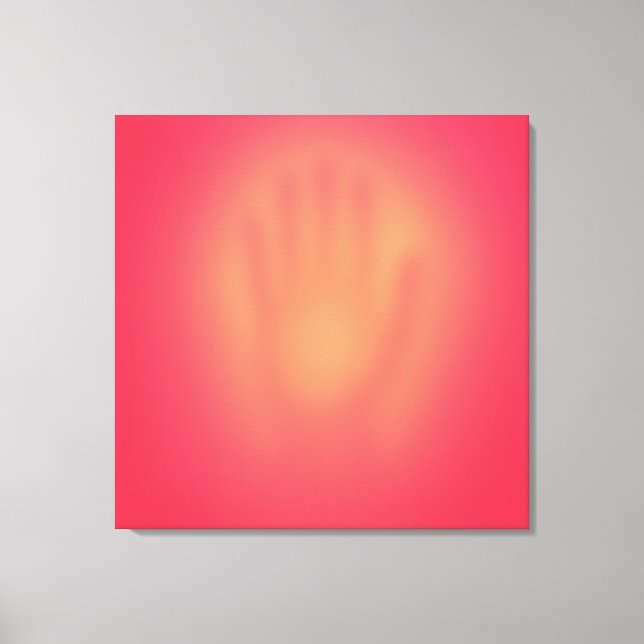 Lienzo Pink Hand (Anverso)