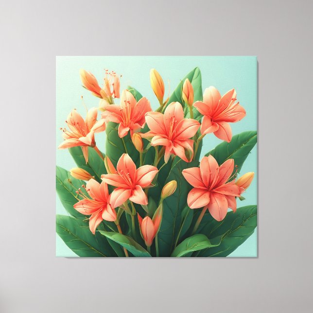 Lienzo Pink Orchid Flower Arrangement (Anverso)