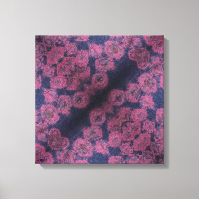 Lienzo Pink Poppies II Stretched Canvas Print (Anverso)