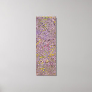 Lienzo Pink Yellow Green Purple Black Trendy Abstrendy Ar