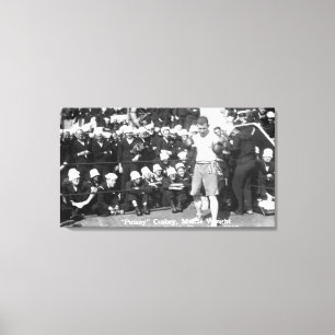 Lienzo Pinkey Cosbey que consigue listo para un combate