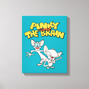 Lienzo Pinky y el cerebro   Mostrar logotipo