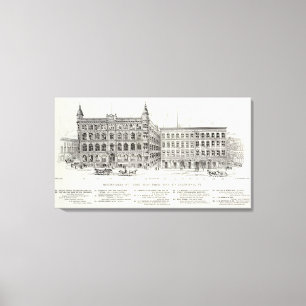 Lienzo Pino y California del lado oeste de Montgomery