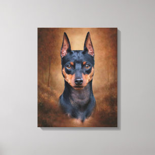 Lienzo Pinscher miniatura