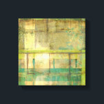 Lienzo Pintado abstracto dorado turquesa y verde<br><div class="desc">Una pintura abstracta de Jennifer Goldberger que utiliza tonos turquesa y verde dorados para crear un ambiente cálido y familiar. Un agradable paseo por el bosque durante la primavera o el verano produciría algunos de estos colores. ¡Trae el regalo de la naturaleza a tu casa comprando esta pieza!</div>