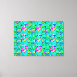 Lienzo Pintado de carpintería de jardín con hidrangea y a