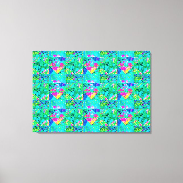 Lienzo Pintado de carpintería de jardín con hidrangea y a (Anverso)