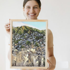 Lienzo Pintado De Cientos De Casas Kayakoy Fethiye