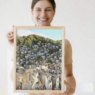 Lienzo Pintado De Cientos De Casas Kayakoy Fethiye