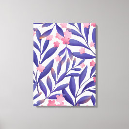 Lienzo Pintado de flores acuáticas