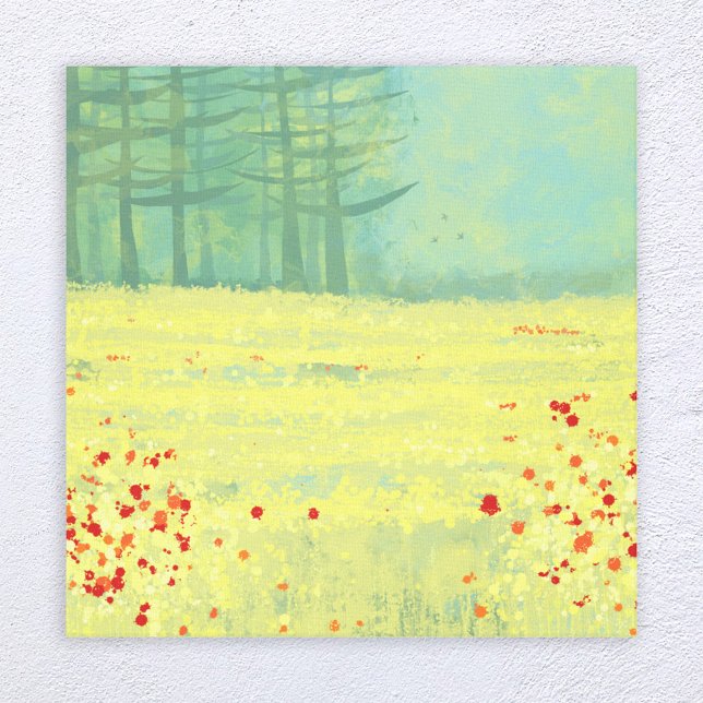 Lienzo Pintado paisajístico de Meadow (Subido por el creador)
