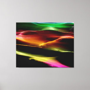 Lienzo Pintando dunas de arena acrílicas #10