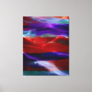 Lienzo Pintando dunas de arena acrílicas #6