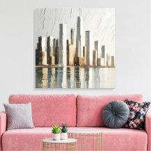 Pintura 3D texturizada para el paisaje urbano mini