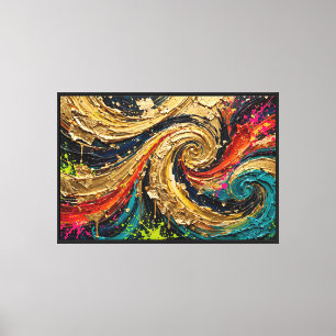 Lienzo pintura abstracta