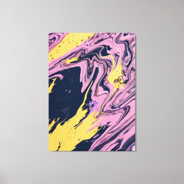 Lienzo Pintura abstracta (Anverso)